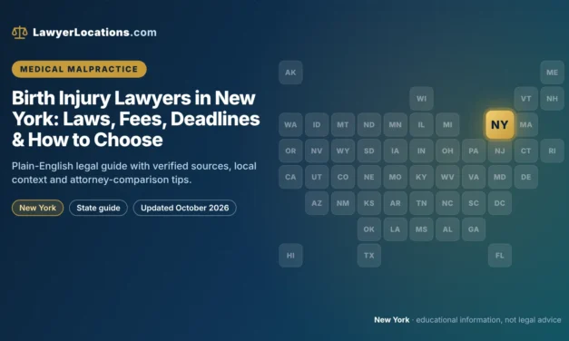 Birth Injury Lawyers in New York: Laws, Fees, Deadlines & How to Choose