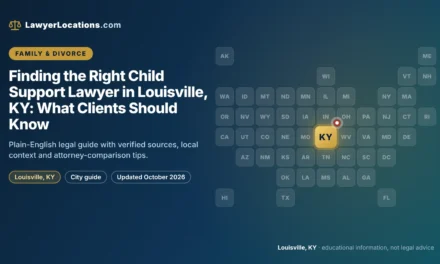 Finding the Right Child Support Lawyer in Louisville, KY: What Clients Should Know