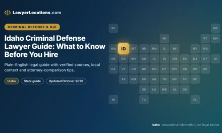 Idaho Criminal Defense Lawyer Guide: What to Know Before You Hire
