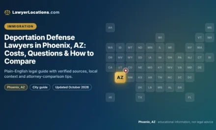 Deportation Defense Lawyers in Phoenix, AZ: Costs, Questions & How to Compare
