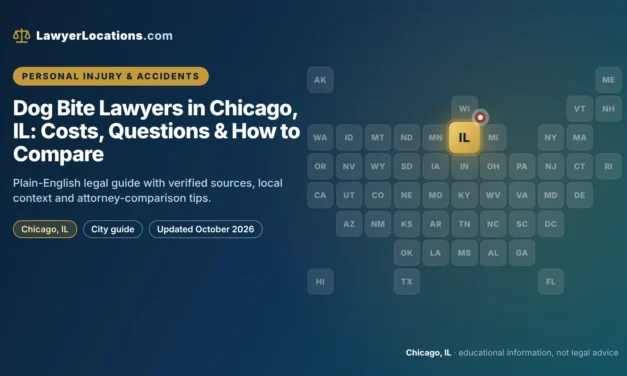 Dog Bite Lawyers in Chicago, IL: Costs, Questions & How to Compare