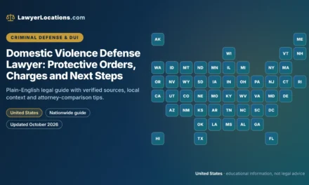 Domestic Violence Defense Lawyer: Protective Orders, Charges and Next Steps