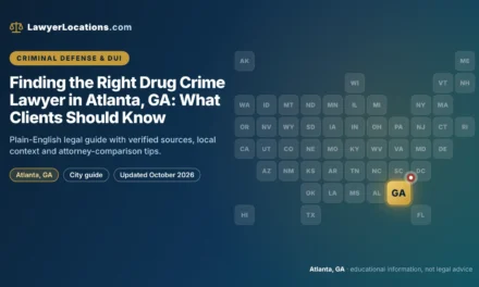 Finding the Right Drug Crime Lawyer in Atlanta, GA: What Clients Should Know