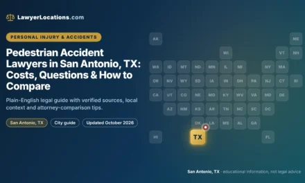 Pedestrian Accident Lawyers in San Antonio, TX: Costs, Questions & How to Compare
