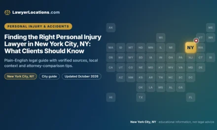 Finding the Right Personal Injury Lawyer in New York City, NY: What Clients Should Know