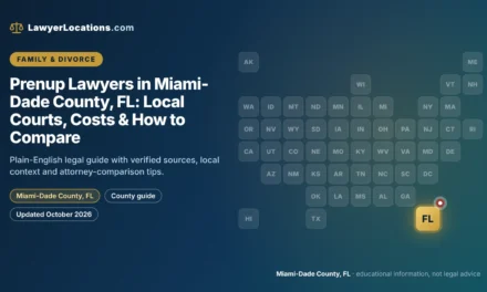 Prenup Lawyers in Miami-Dade County, FL: Local Courts, Costs & How to Compare