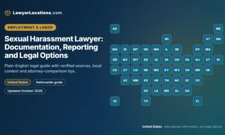 Sexual Harassment Lawyer: Documentation, Reporting and Legal Options