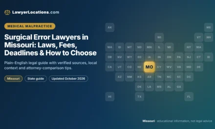 Surgical Error Lawyers in Missouri: Laws, Fees, Deadlines & How to Choose