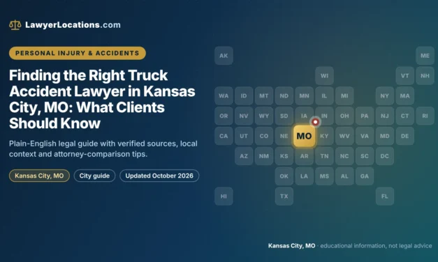 Finding the Right Truck Accident Lawyer in Kansas City, MO: What Clients Should Know