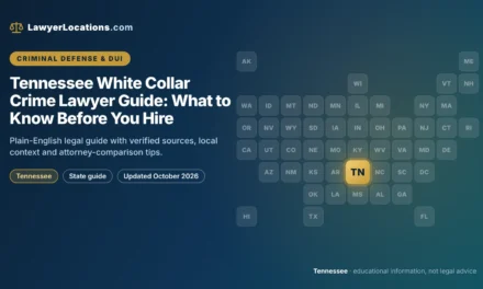 Tennessee White Collar Crime Lawyer Guide: What to Know Before You Hire
