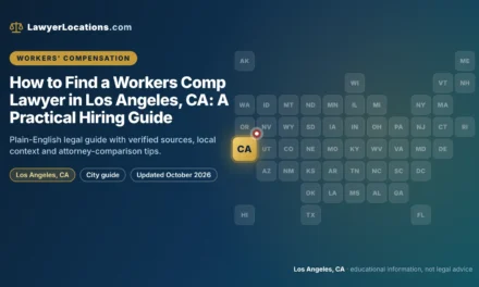 How to Find a Workers Comp Lawyer in Los Angeles, CA: A Practical Hiring Guide